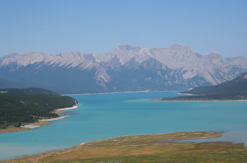 The start of a nice lake near the BC, Alberta Border